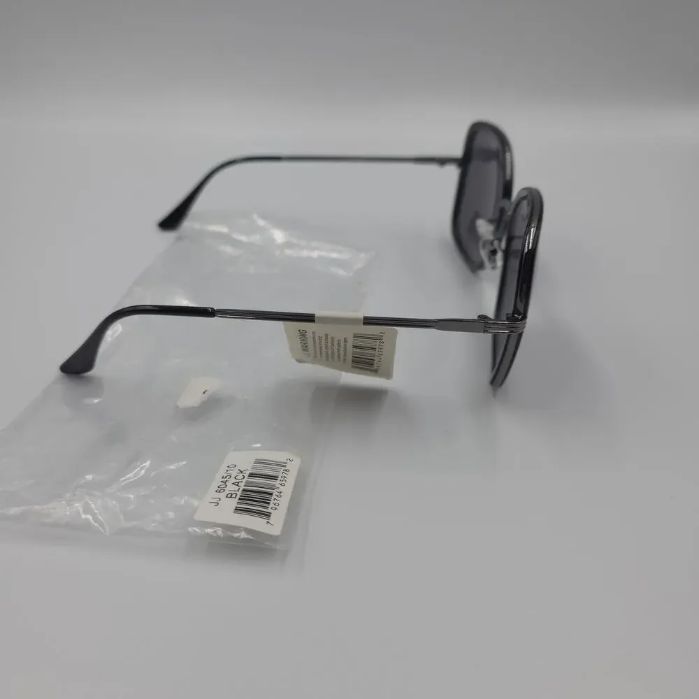 Joe's Jeans Oversized Square Sunglasses in Black